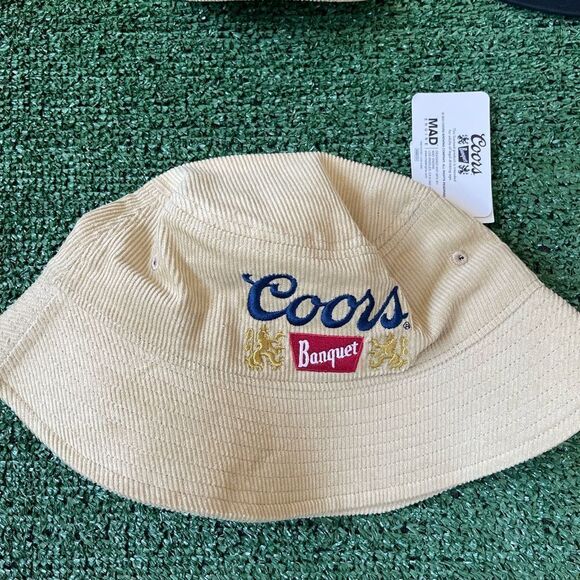 Coors | Miller - Banquet Corduroy Snapback Hat| Bucket Hat Vintage 90’s Style - Picture 5 of 11